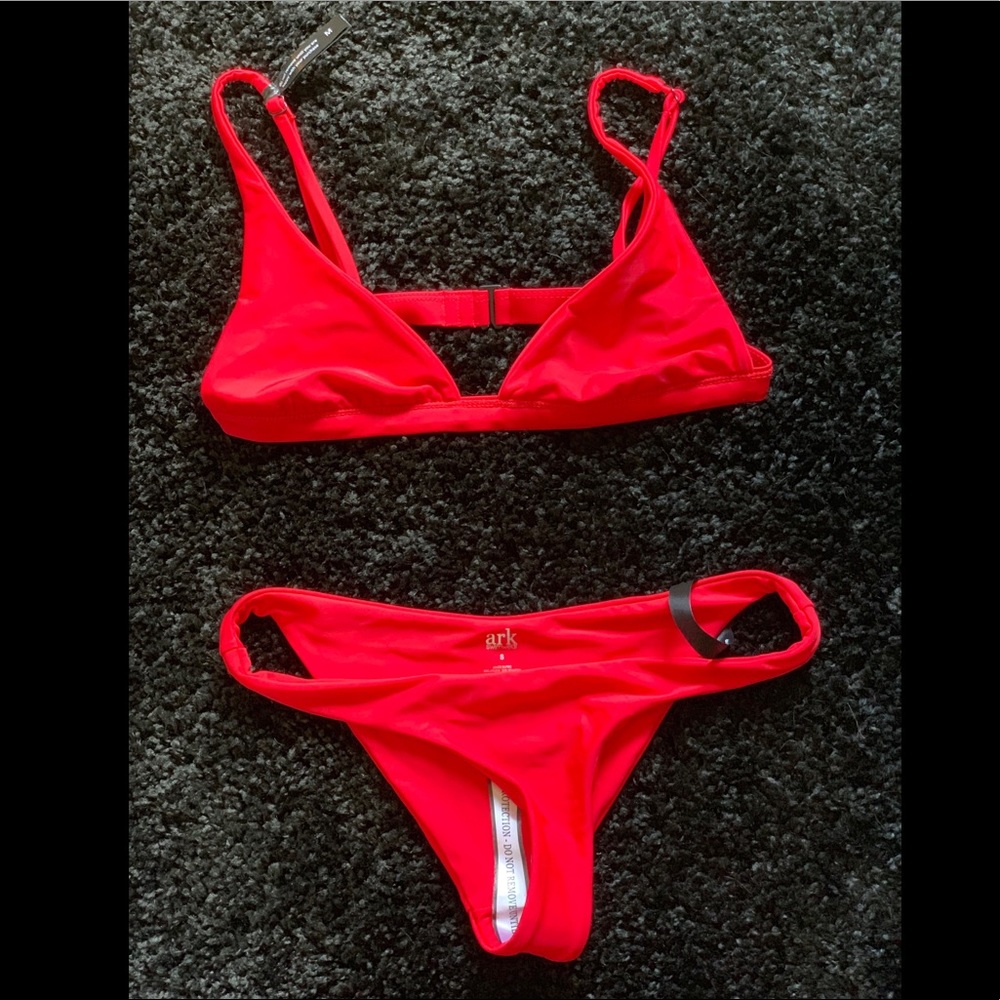 NWT ARK Swimwear Red Bikini